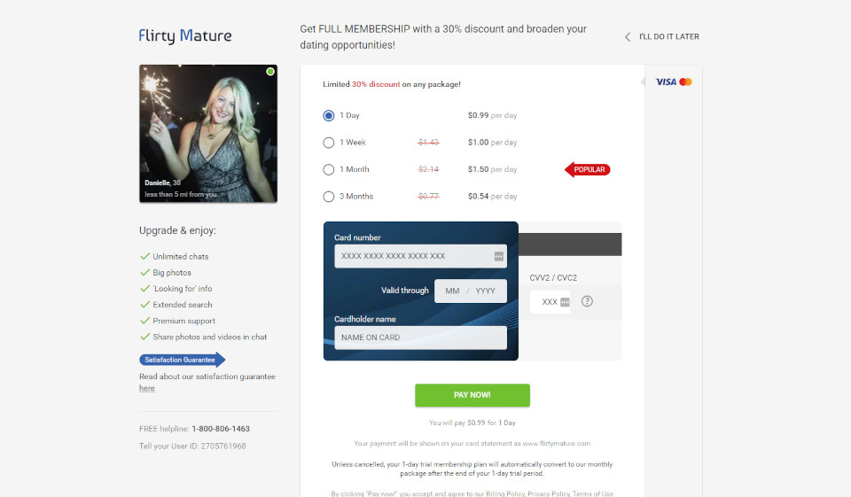 Jak FlirtyMature funguje?