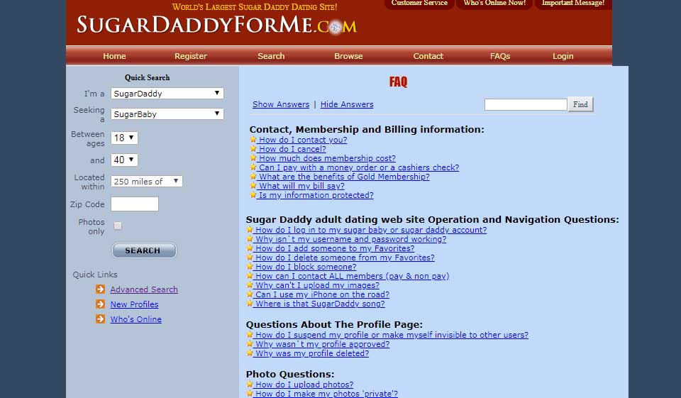 Jak odstranit účet SugarDaddyForMe?