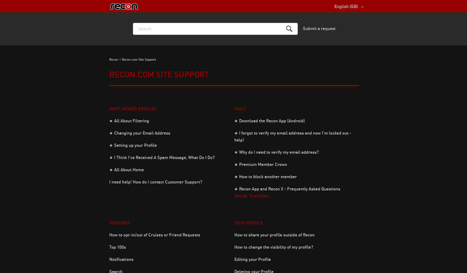 Registrace a profil